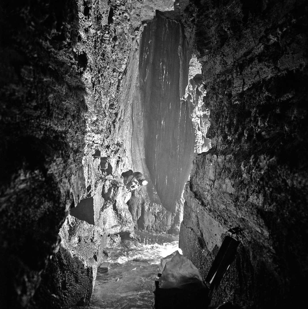 Shaft at junction Yatestoop and Millclose Soughs 1979